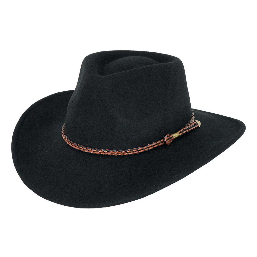 Outback Trading Co. Broken Hill Aussie Felt Cowboy Hat