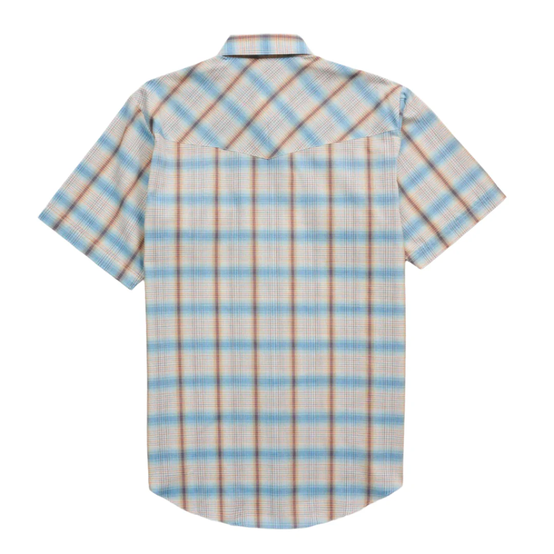 Ely Cattleman Men's Plaid Short Sleeve Snap Shirt
