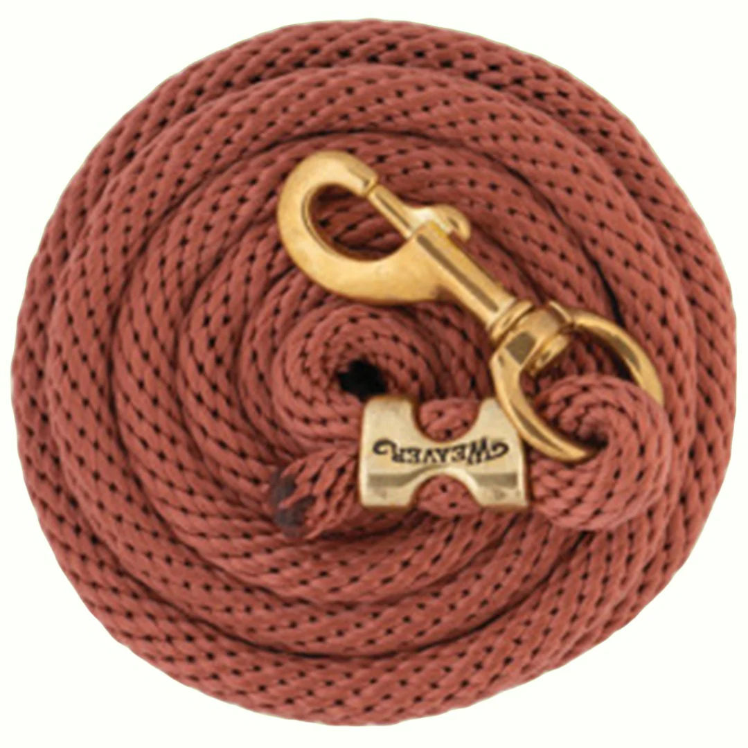 Weaver Poly Lead Rope W/a Solid Brass 225 Snap