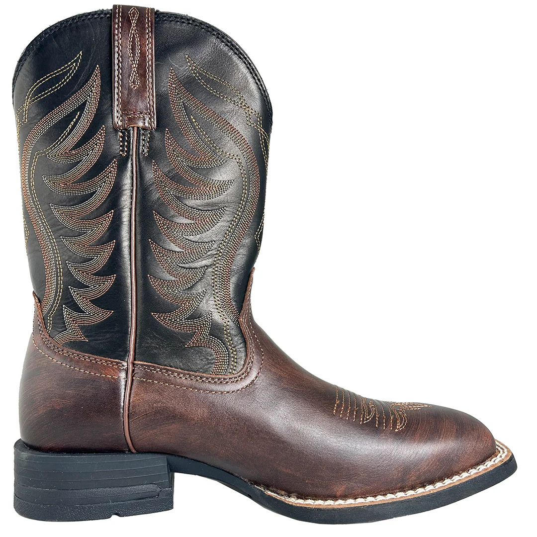 Ariat Men's Amos Square Toe Cowboy Boots