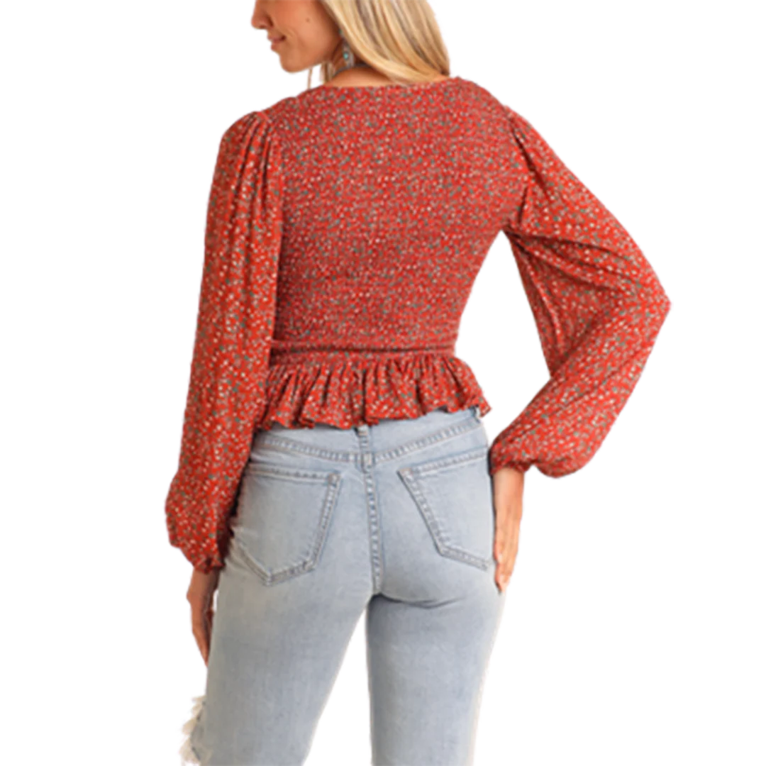 Rock & Roll Denim Women's Wrap Blouse