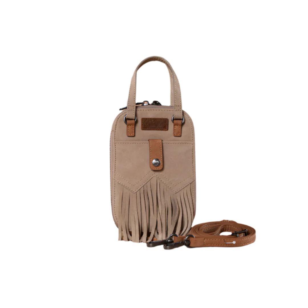 Wrangler Women's W Stitch Two Tone North South Mini Crossbody