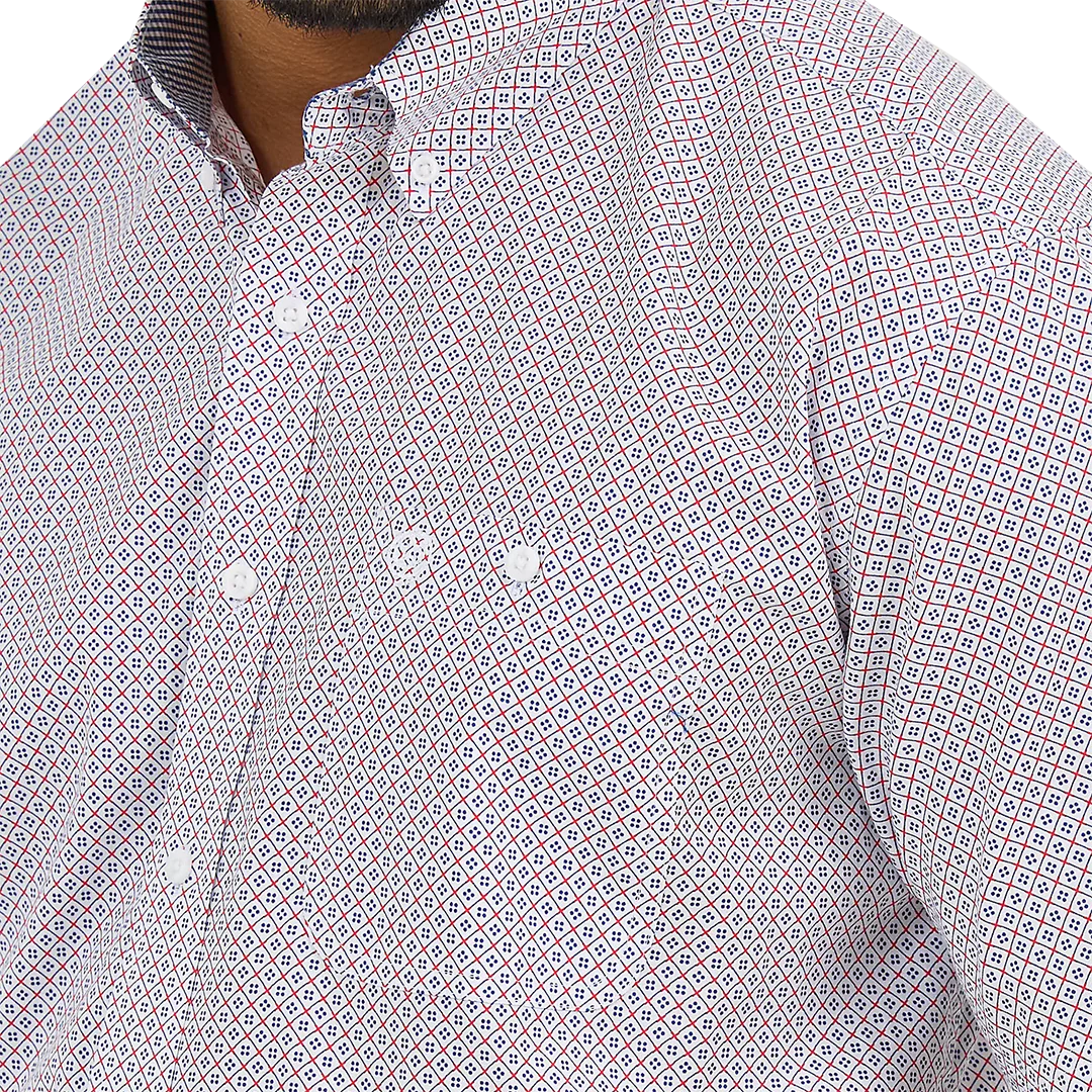 Wrangler Men's George Strait Short Sleeve Button Down Shirt