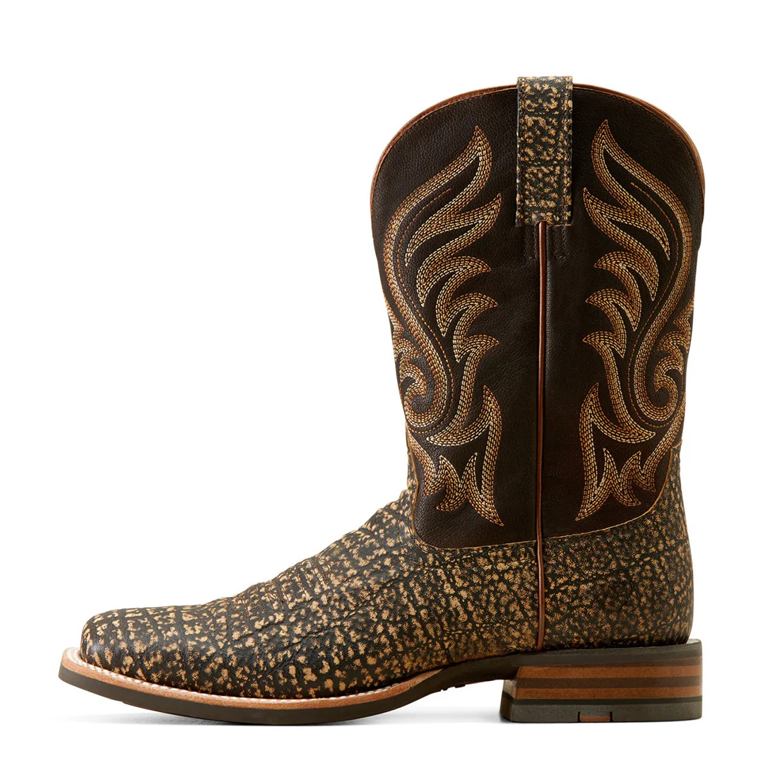 Ariat Men's Cattle Call Muddy Elephant Print Cowboy Boots