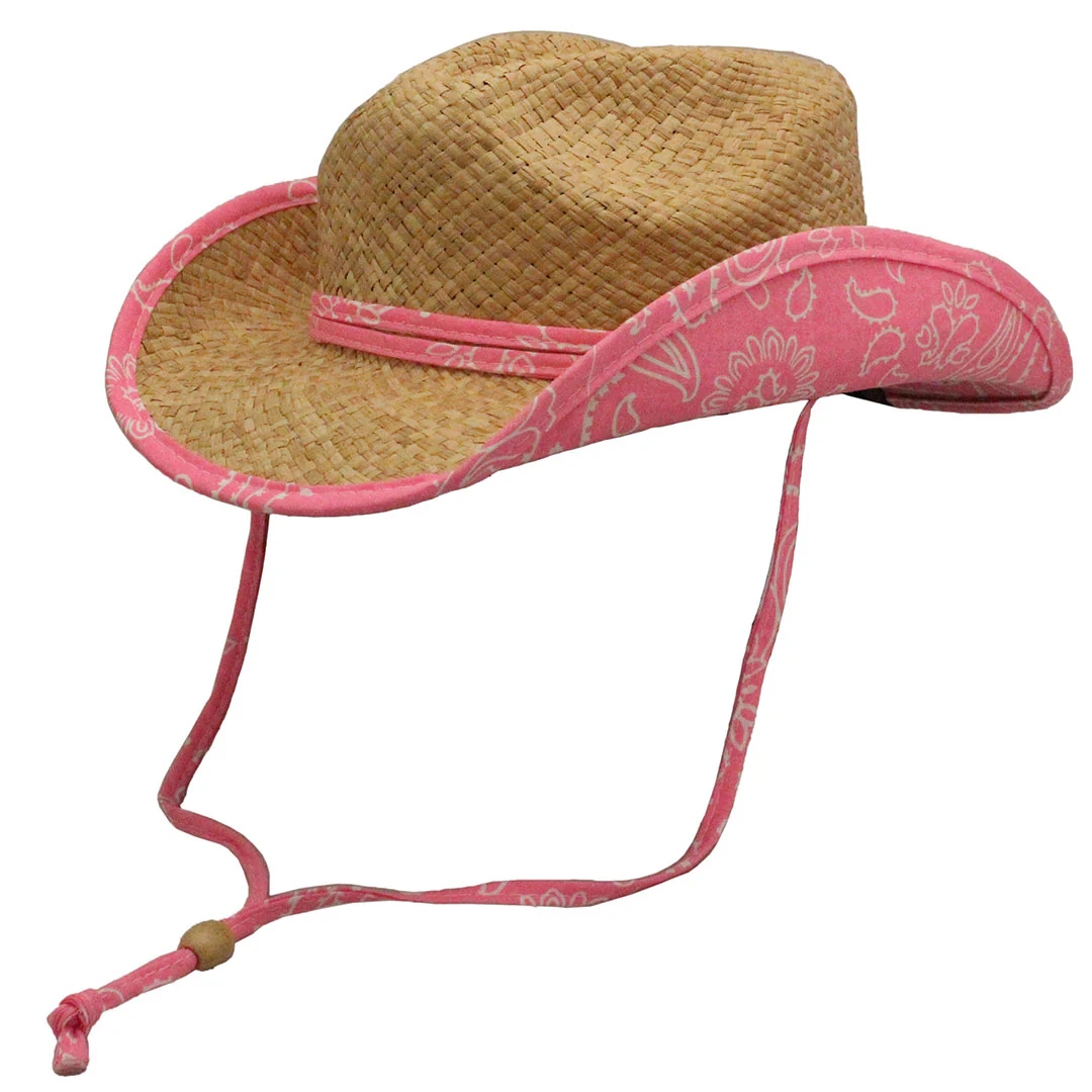 Conner Hats Girls' Country Western Straw Cowboy Hat