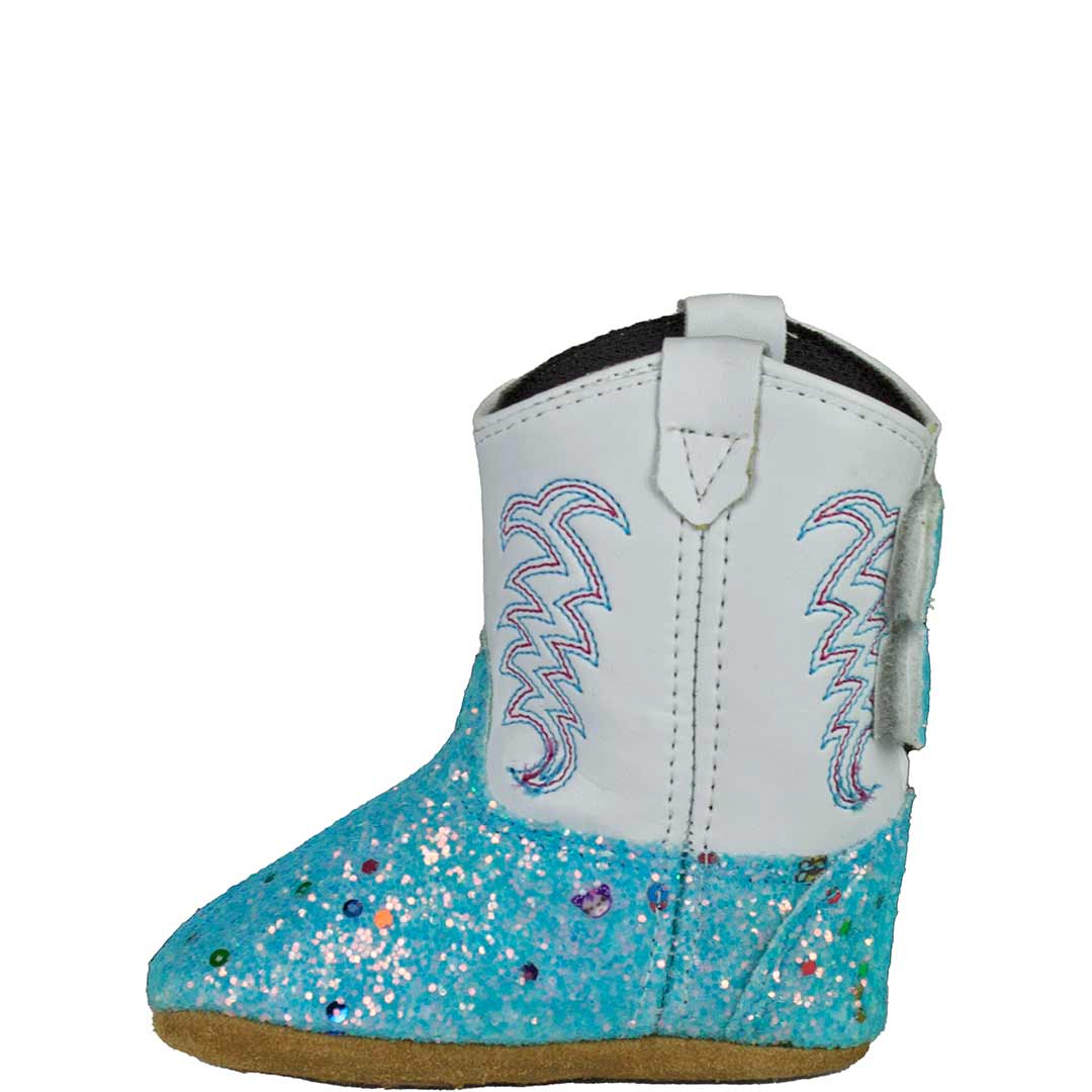 Old West Baby Girls' Glitter Poppet Cowgirl Boots