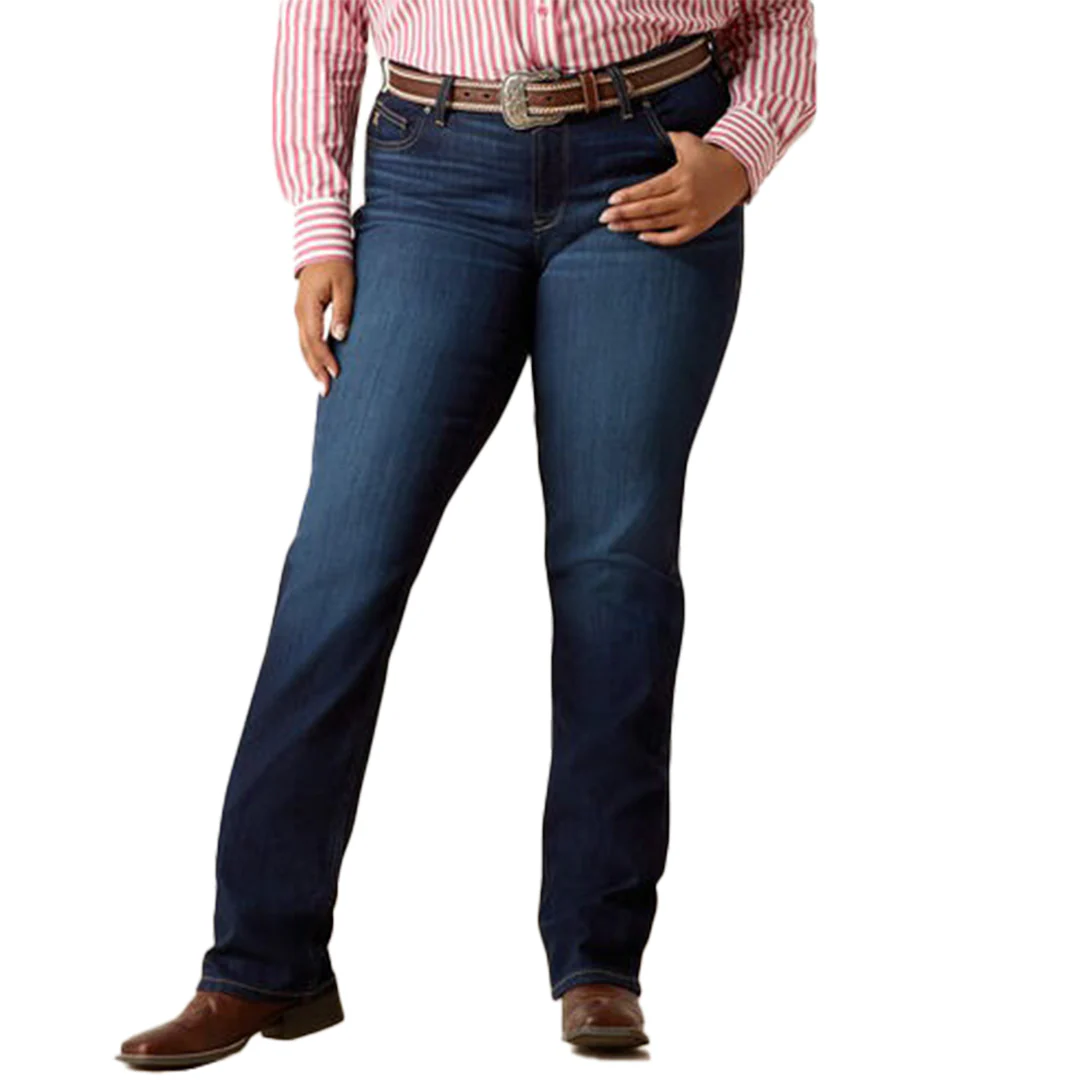 Ariat Women's Mid Rise Romana Straight Jeans
