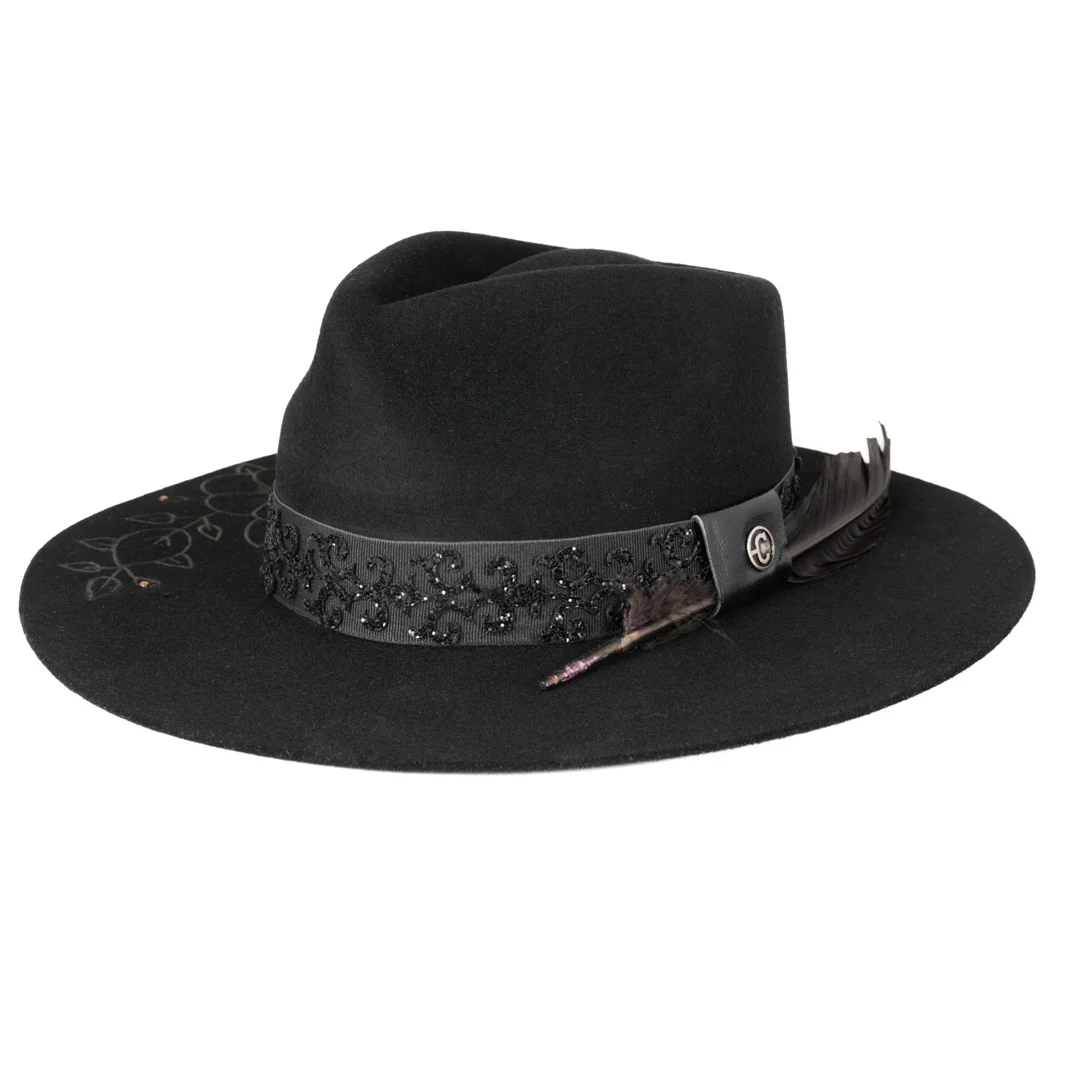 Corral Women's Floral Felt Hat
