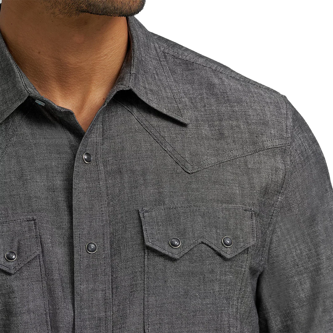 Wrangler Men's Cody Johnson Long Sleeve Western Snap Shirt