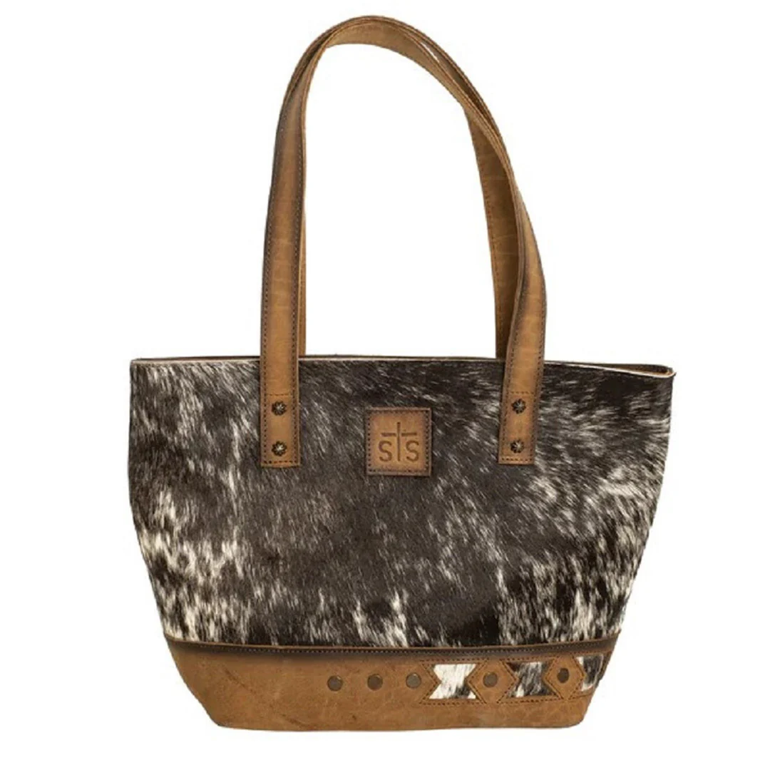 STS Ranchwear Women's Roswell Cowhide Small Tote Bag