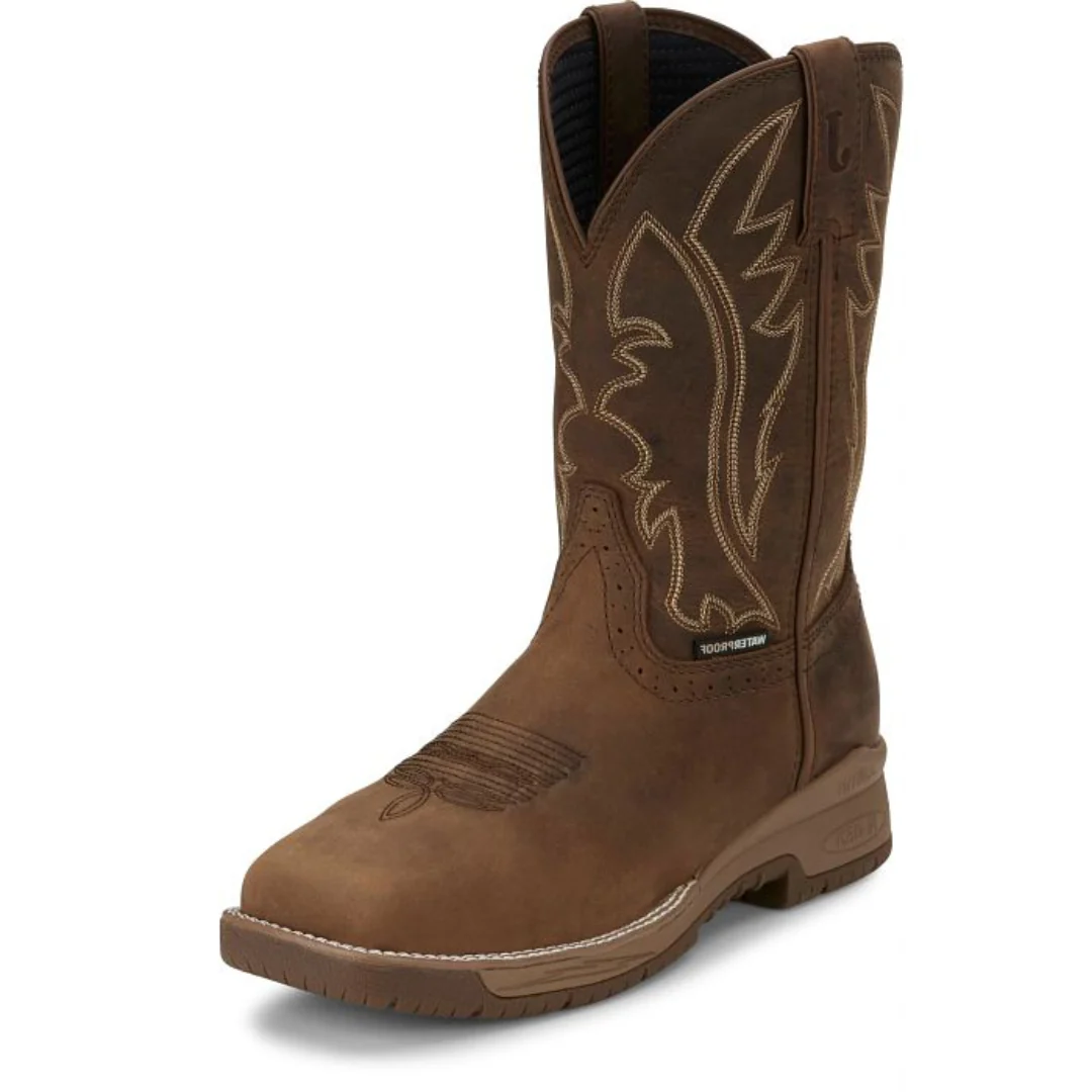 Justin Men's Nitread 11 Waterproof Cowboy Boots