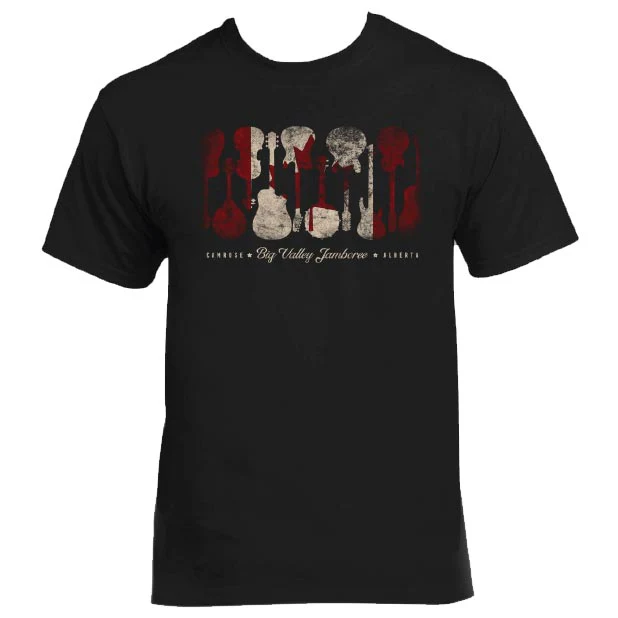 Big Valley Jamboree Unisex Guitar Flag Graphic T-Shirt