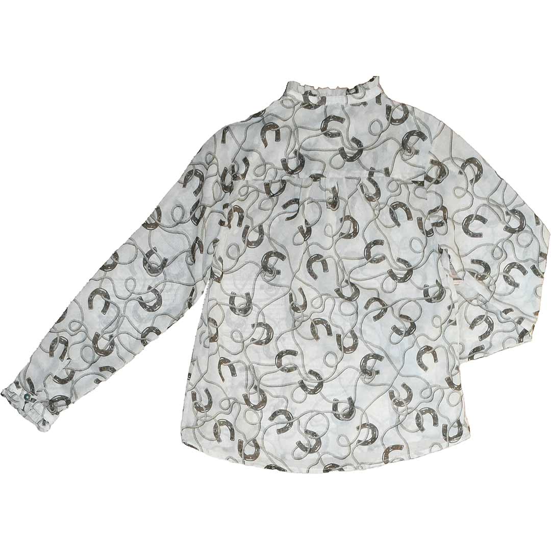 Tasha Polizzi Women's Pierre Horseshoe Print Blouse