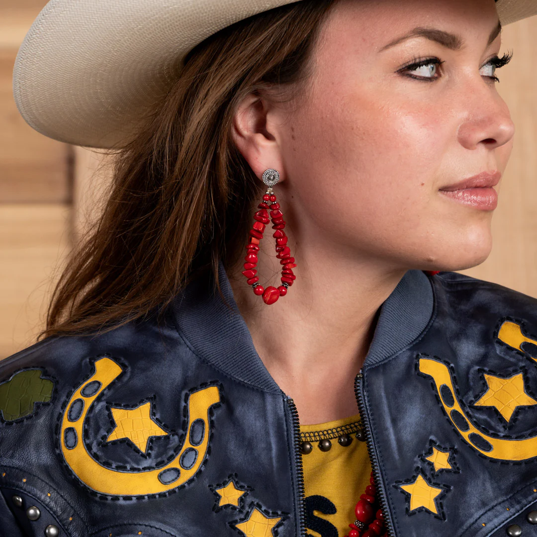 Paige Wallace Round Dangle Earring