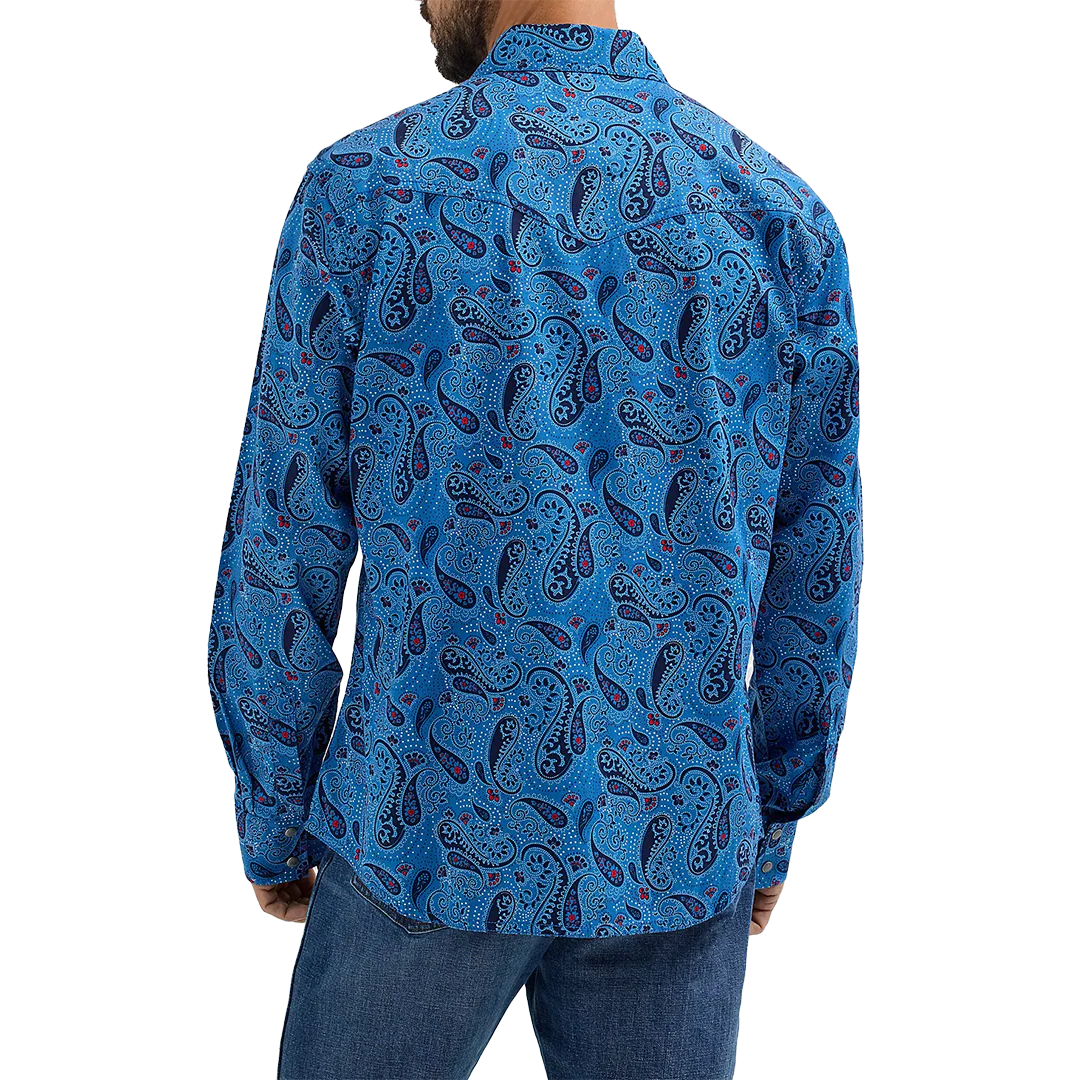 Wrangler Men's Retro Premium Long Sleeve Snap Shirt