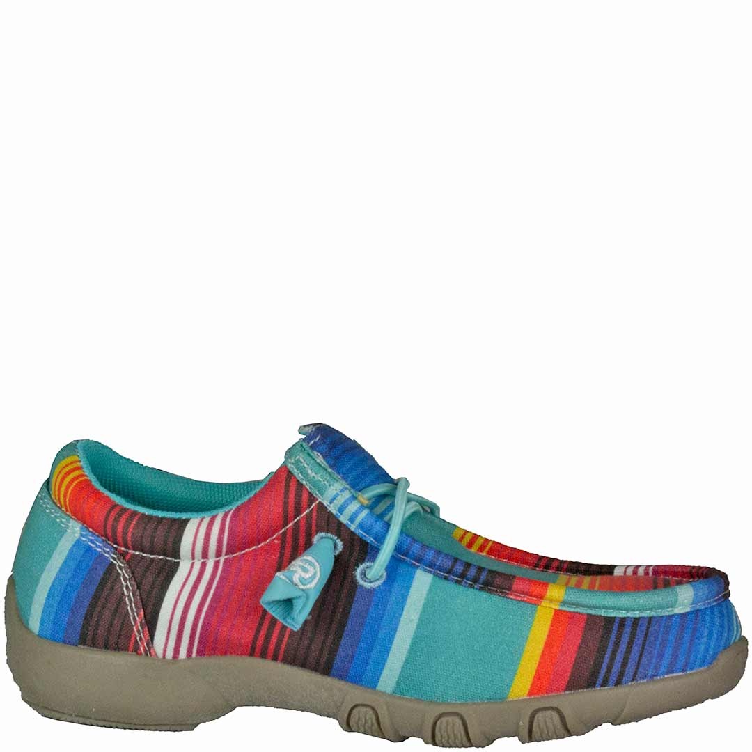 Roper Girls' Serape Print Slip-On Shoes