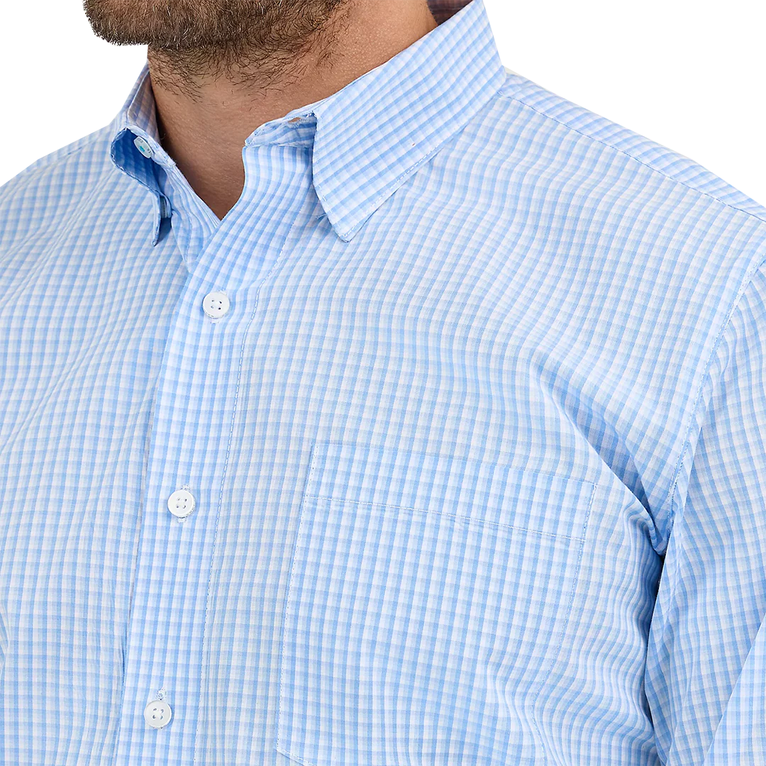 Wrangler Men's Cody Johnson Plaid Long Sleeve Button Shirt