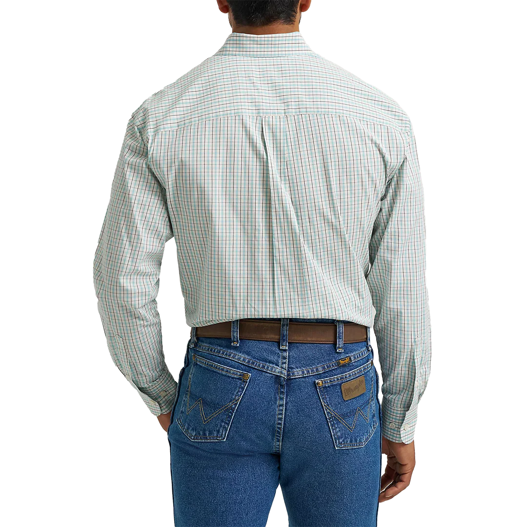 Wrangler Men's George Strait Long Sleeve Button Down Shirt