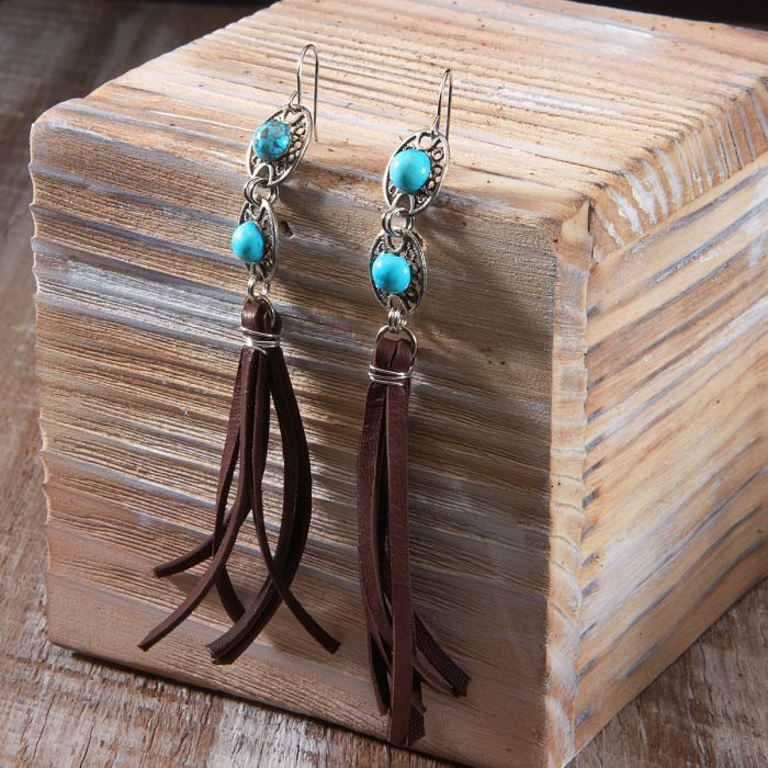 Cowgirl Confetti Women's Trail Ride Tassel Earrings