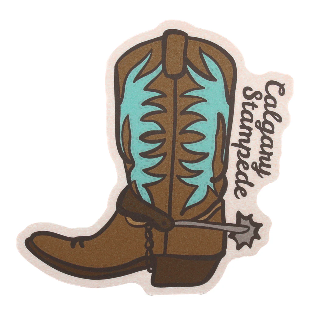 Calgary Stampede Boot Sticker