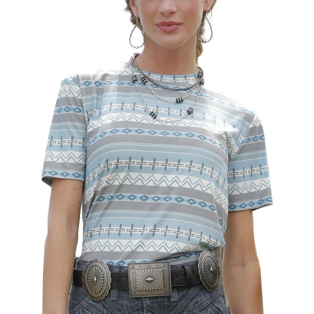 Cruel Denim Women's Southwestern Print T-Shirt