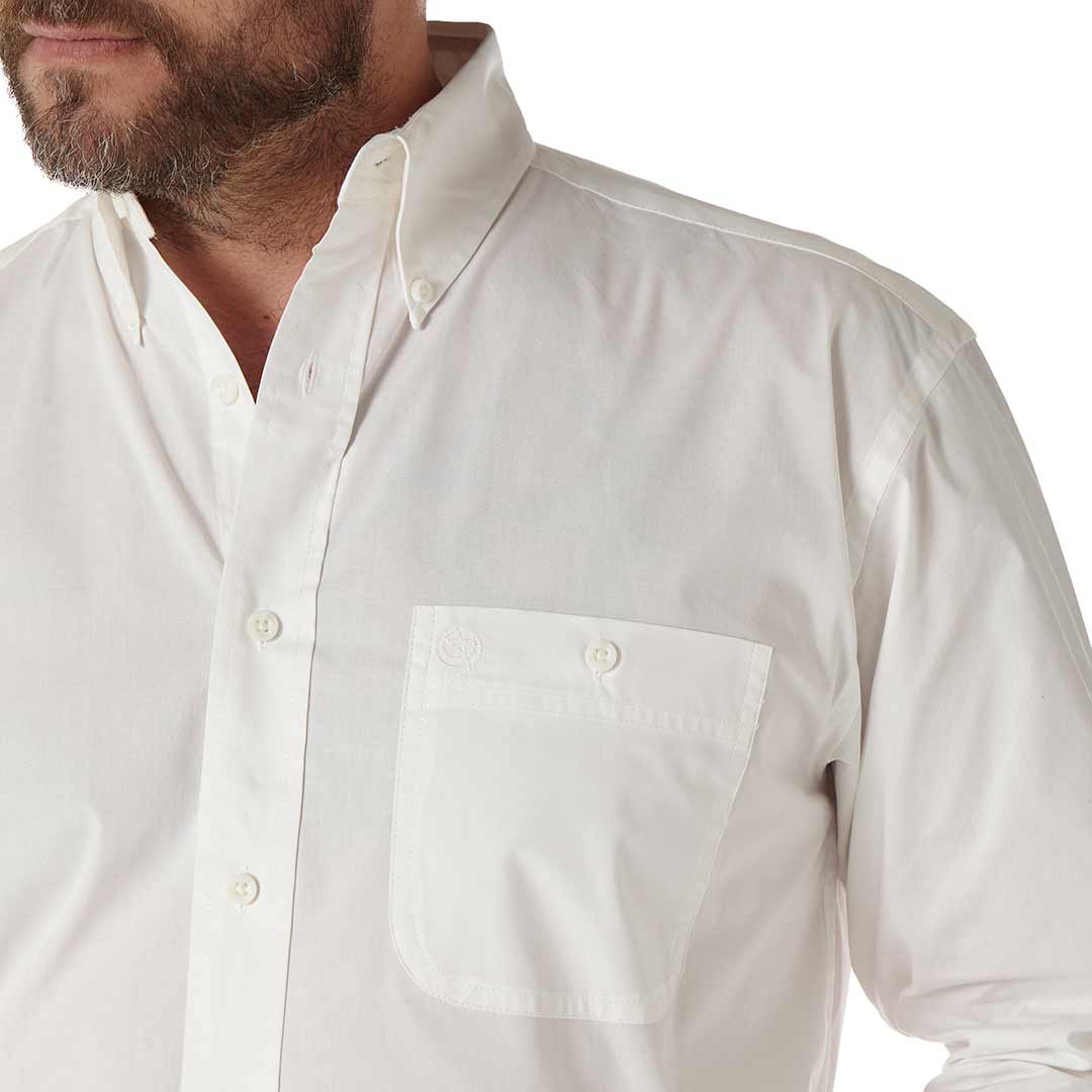 Wrangler Men's George Strait Solid Button-Down Shirt