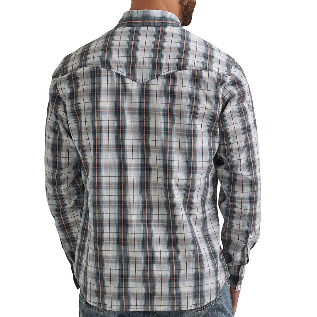 Wrangler Men's Retro Premium Plaid Snap Shirt