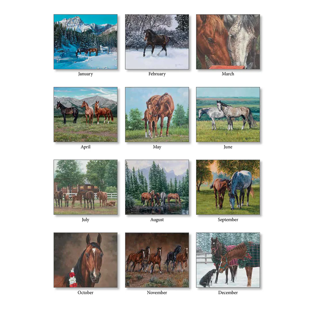 Pine Ridge Hoofbeats 2026 Calendar