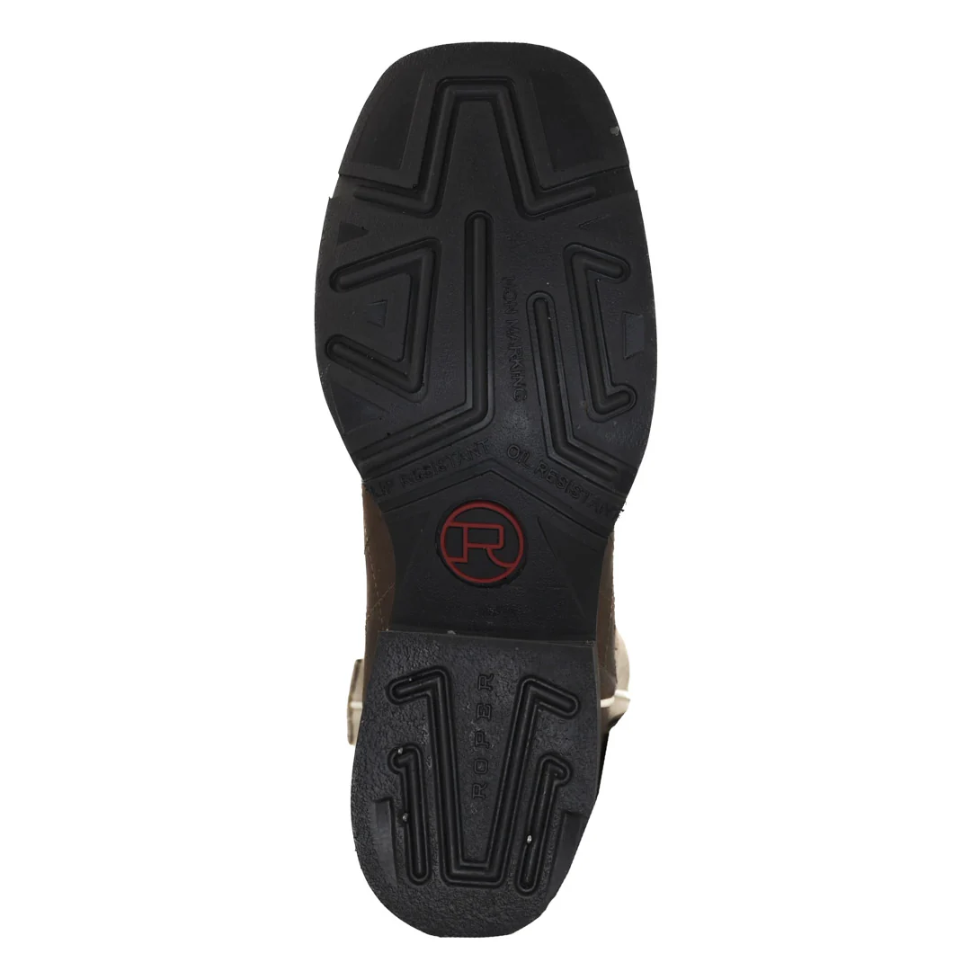 Roper Men's Diamond Stitching Shape Suede Boots