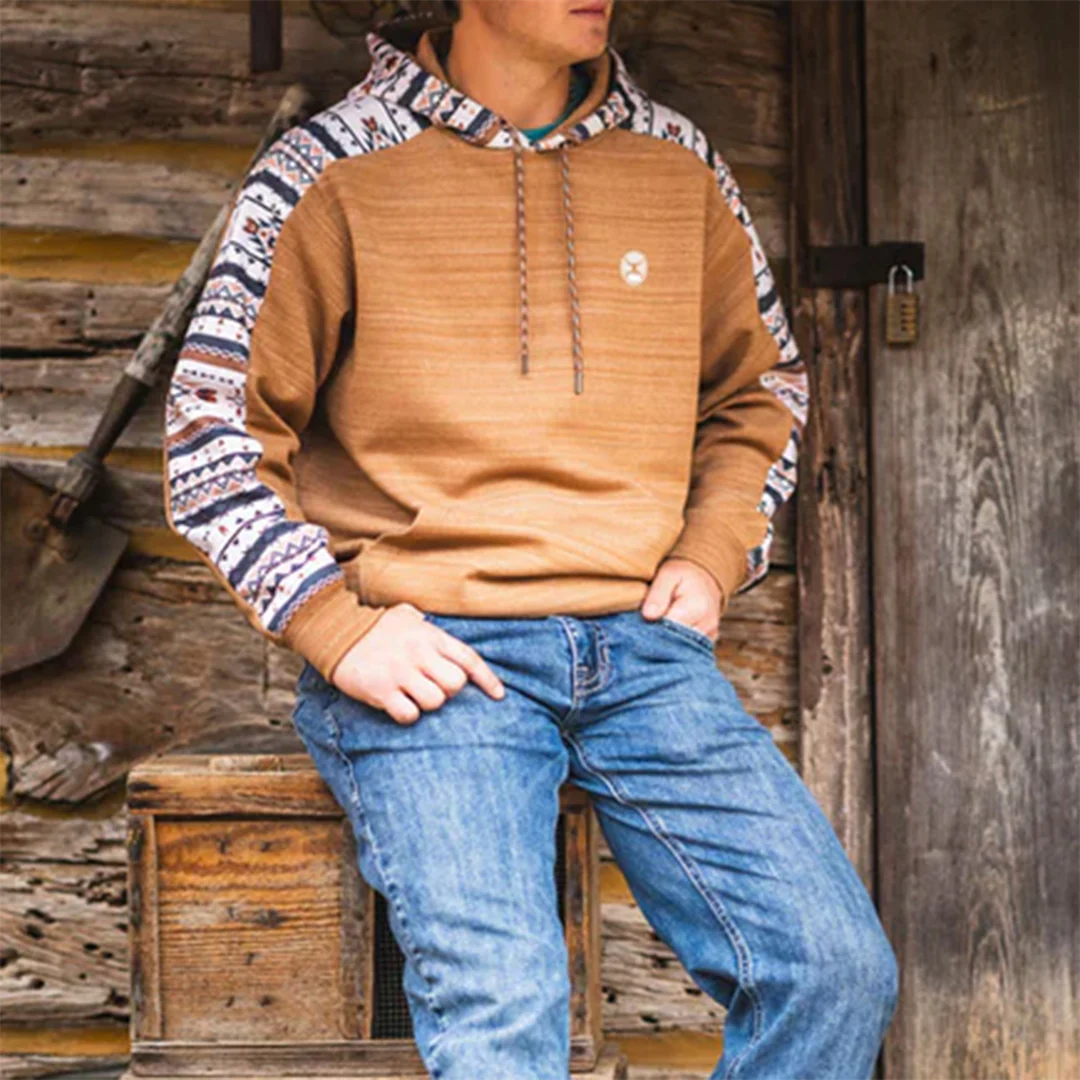 Hooey Brands Men's Canyon Aztec Hoodie