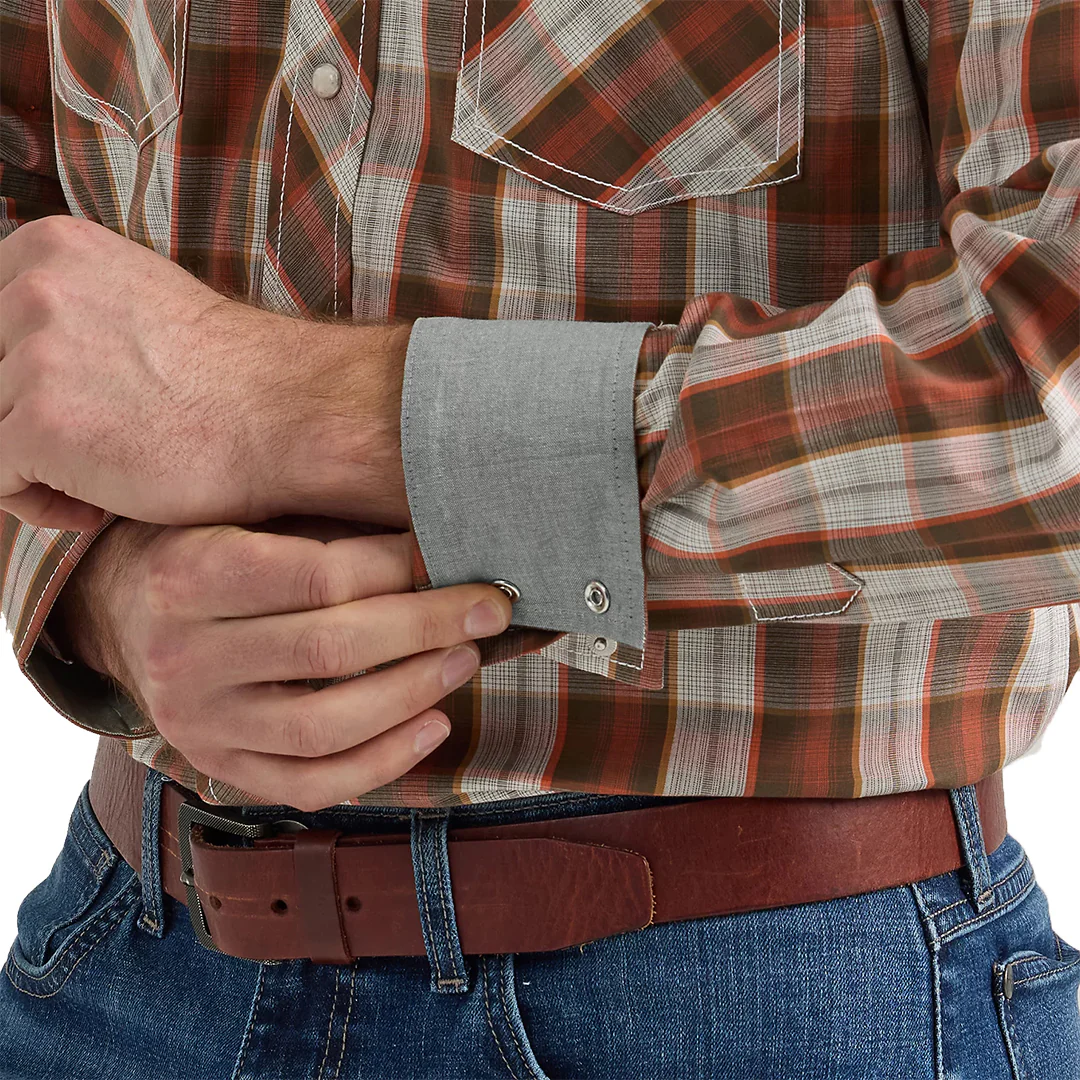 Wrangler Men's 20X Competition Advanced Comfort Long Sleeve Snap Shirt