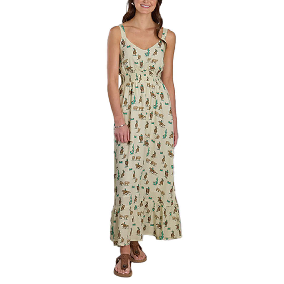 Roper Women's Long Print Dress