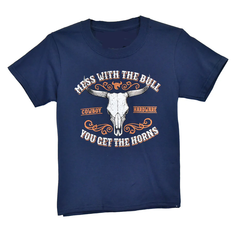 Cowboy Hardware Boys' Mess With The Bull T-shirt