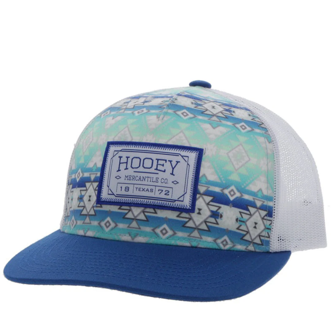 Hooey Brands Women's Youth Doc Teal/White  W/Aztec Cap