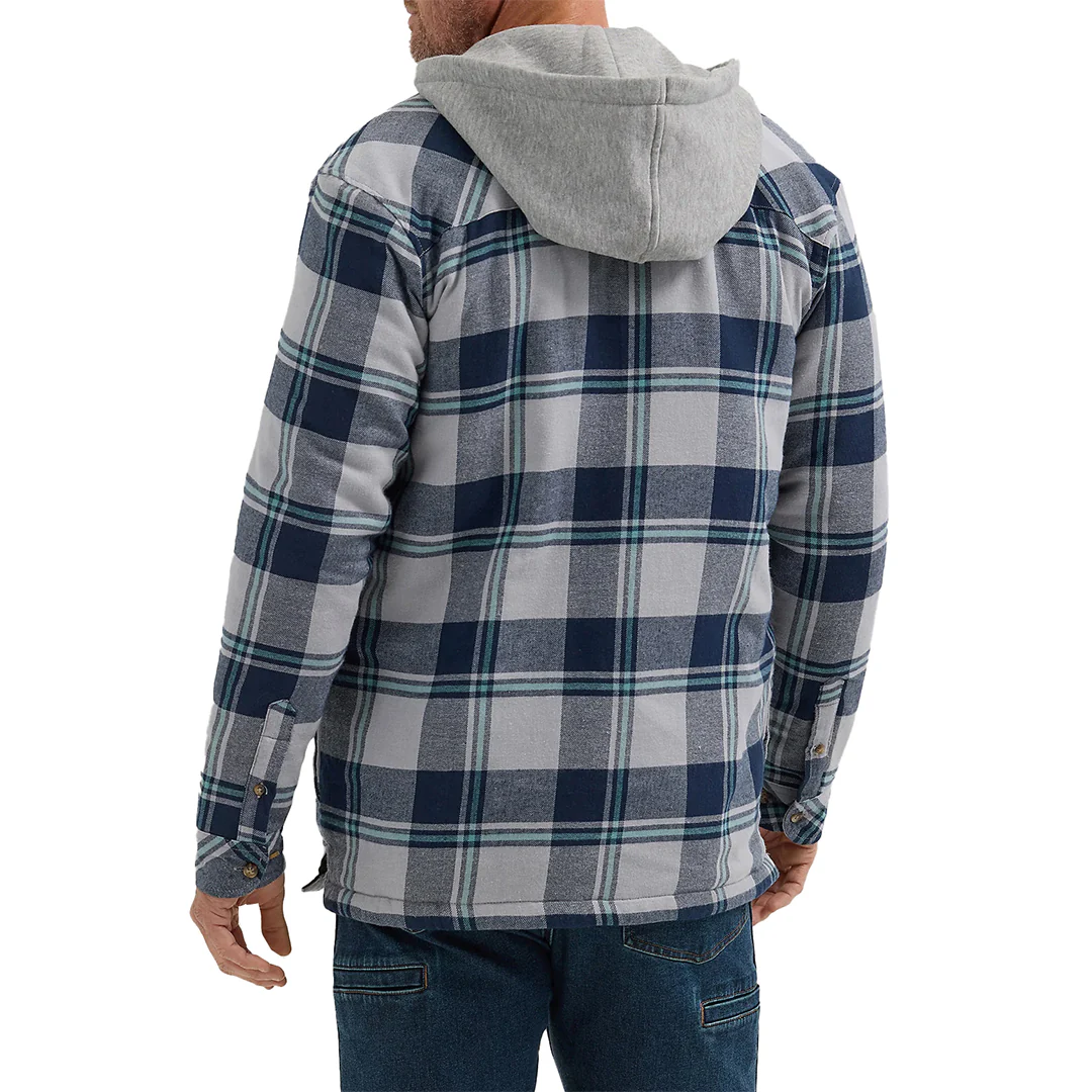 Wrangler RIGGS Workwear Men's Flannel Hooded Jacket
