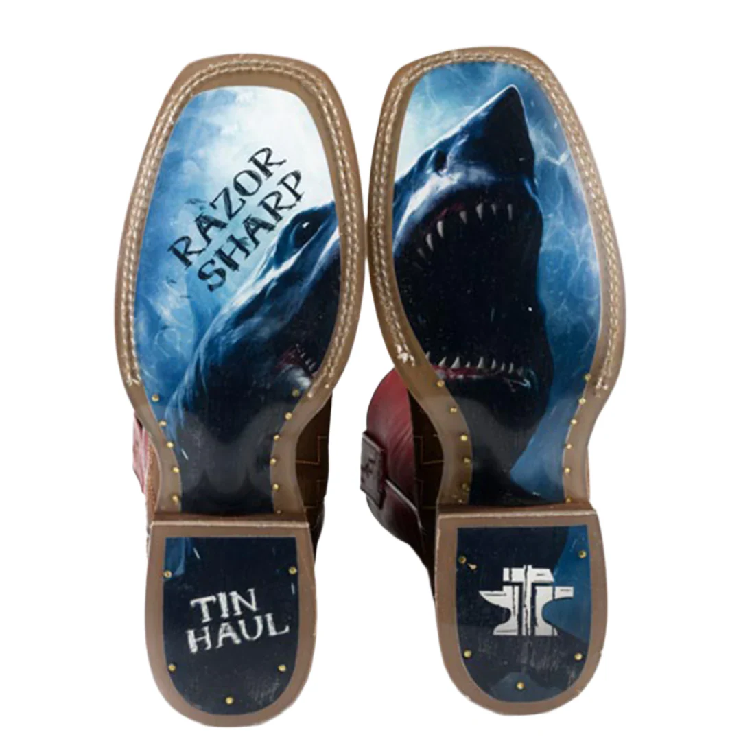 Tin Haul Men's Shark Bite Sole Boots