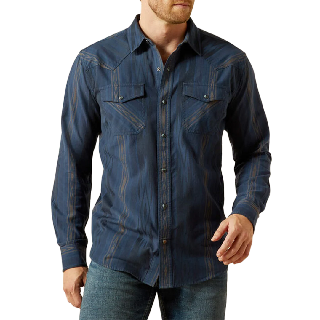 Ariat Men's New Hansen Retro Fit Long Sleeve Snap Shirt