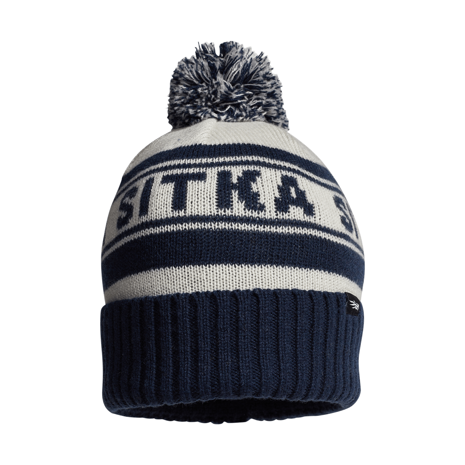 POM Cuffed Knit Beanie