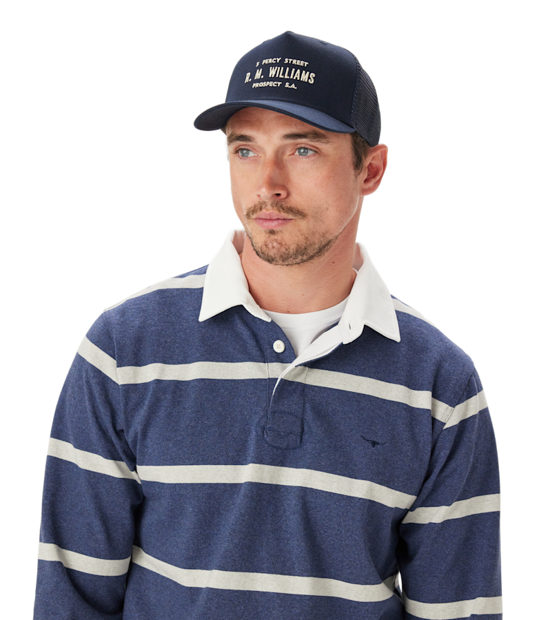 Stencil trucker cap