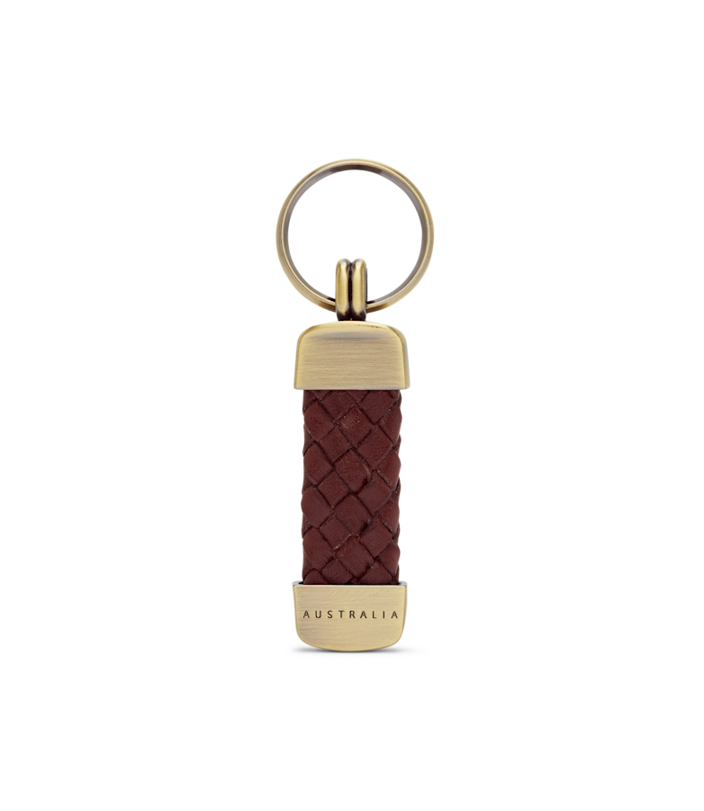 Plaited key ring