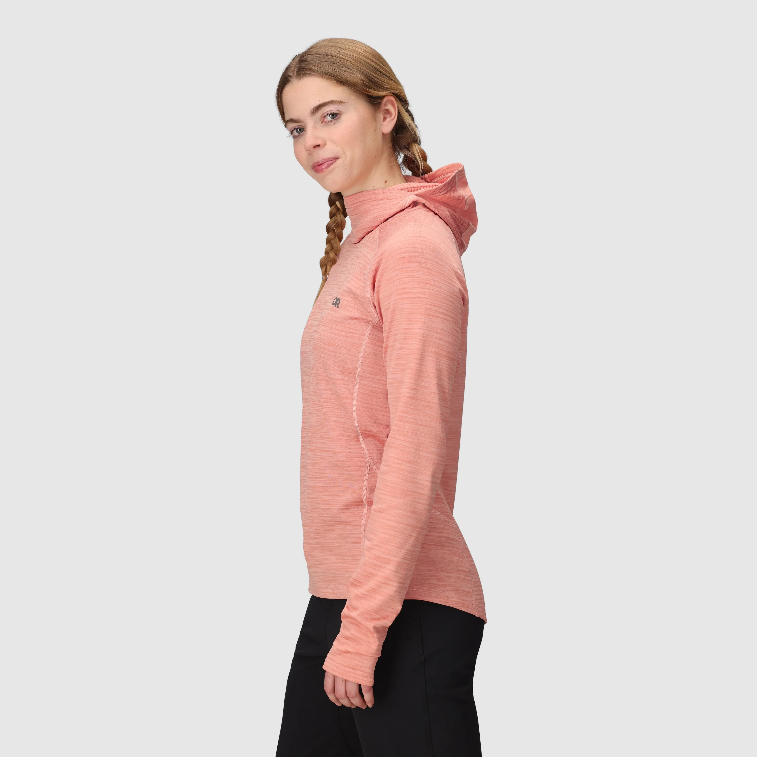 Women's Vigor Grid Fleece Pullover Hoodie