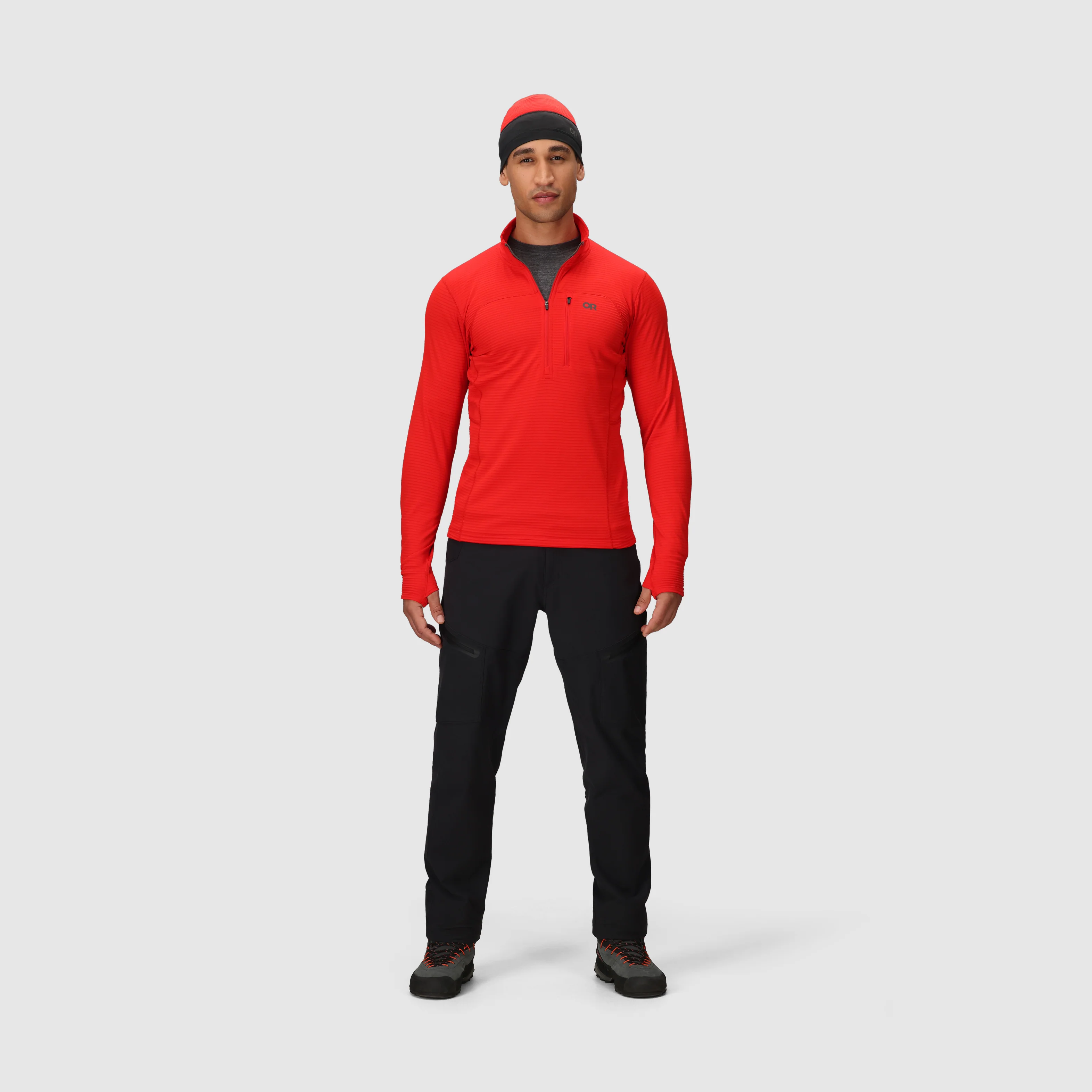 Men's Vigor Grid Fleece Half Zip