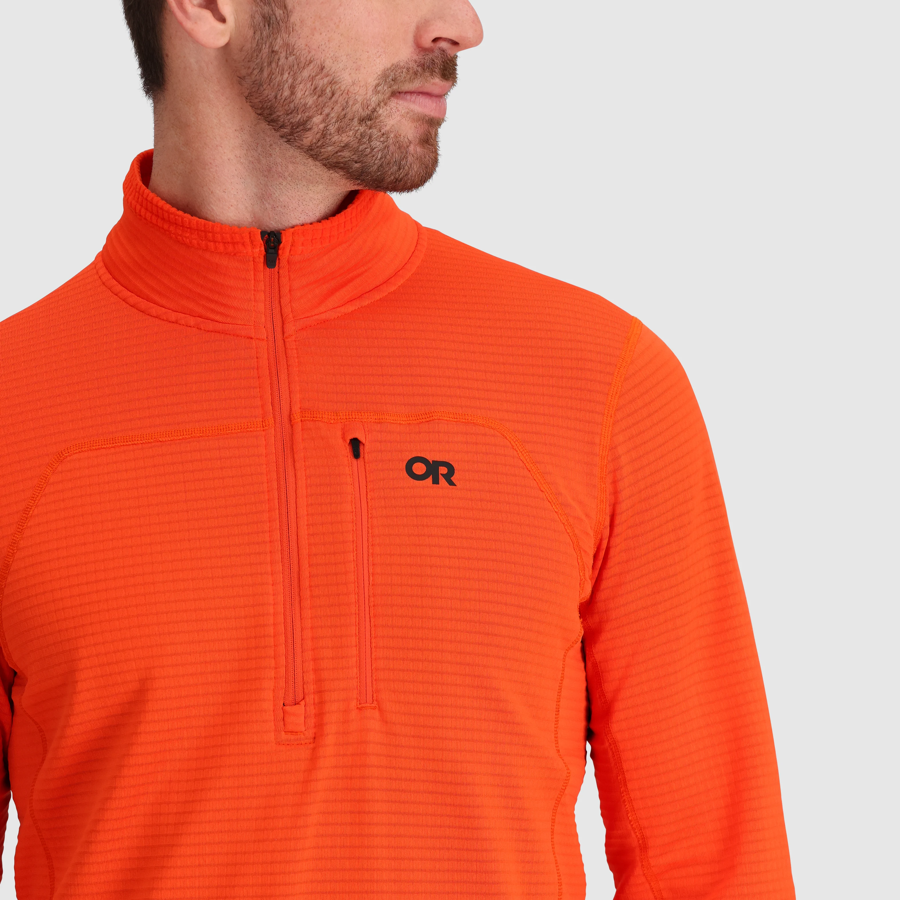 Men's Vigor Grid Fleece Half Zip