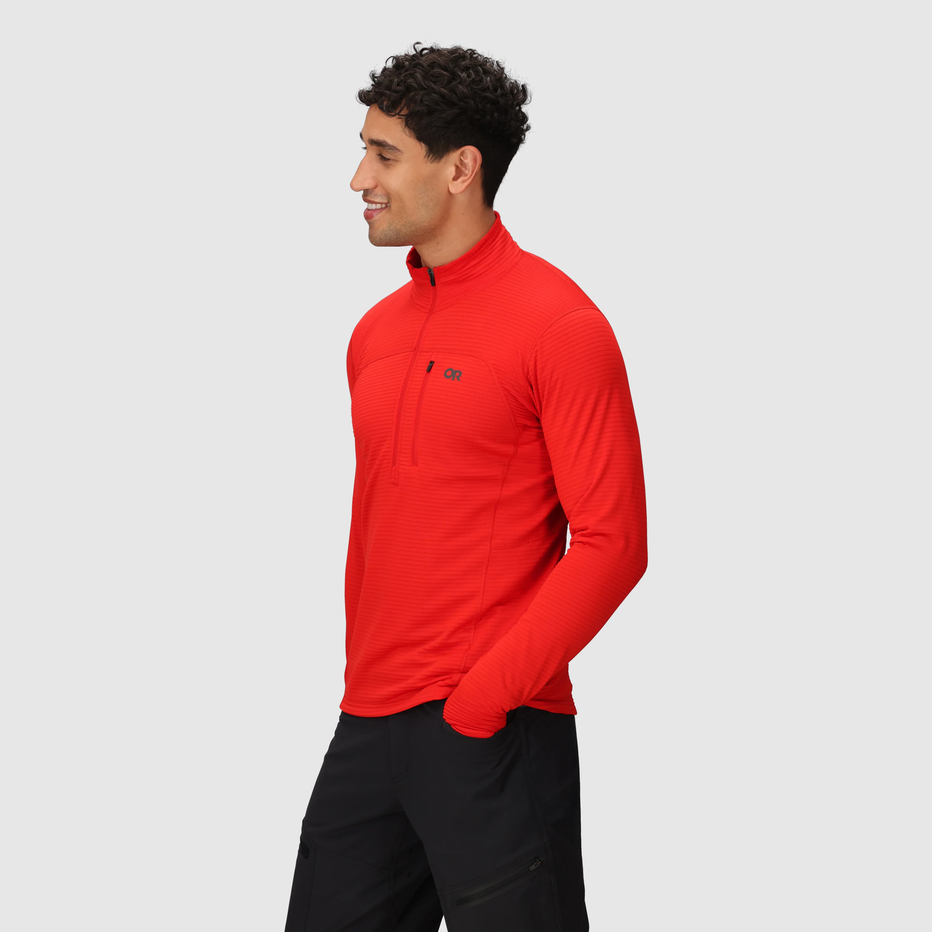 Men's Vigor Grid Fleece Half Zip
