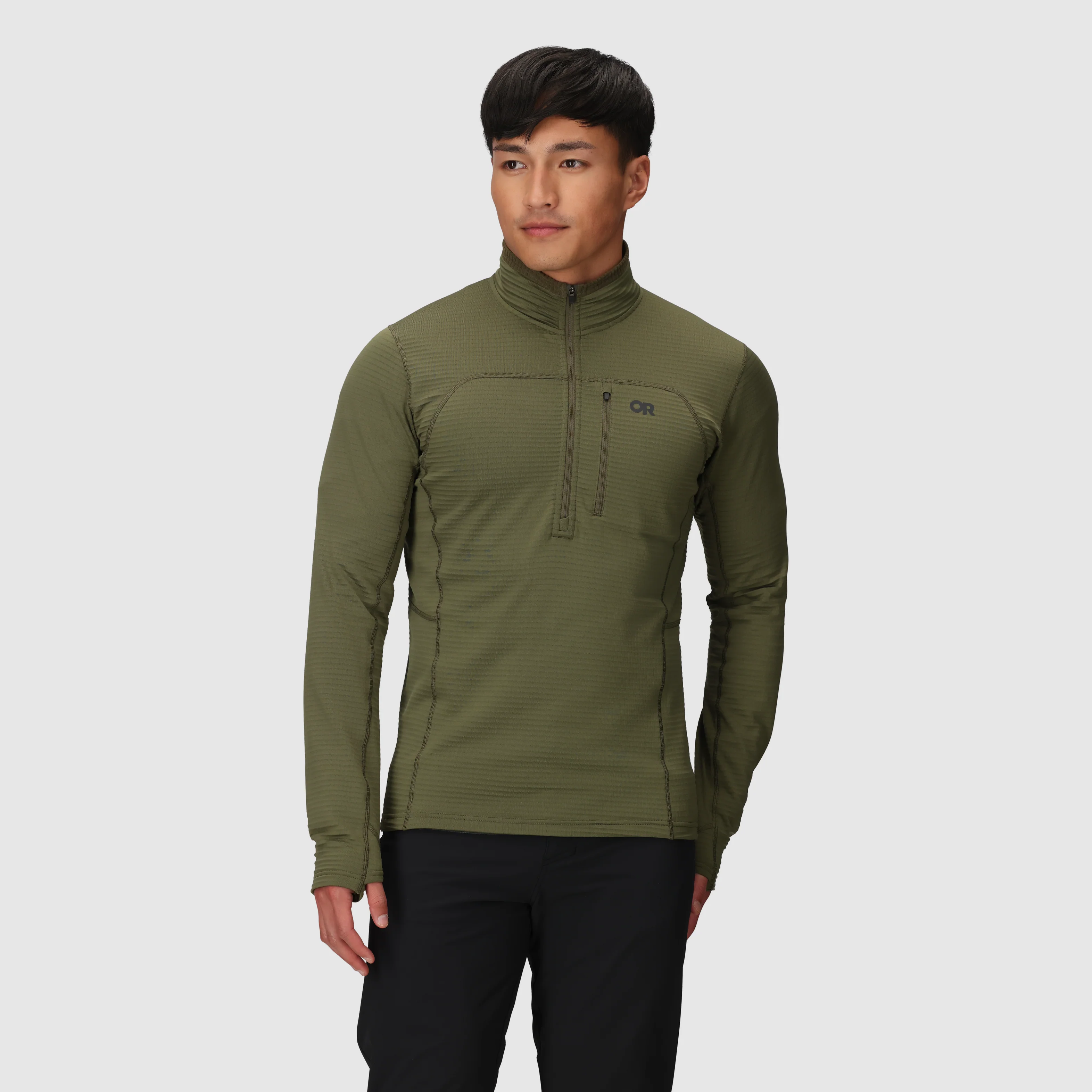 Men's Vigor Grid Fleece Half Zip