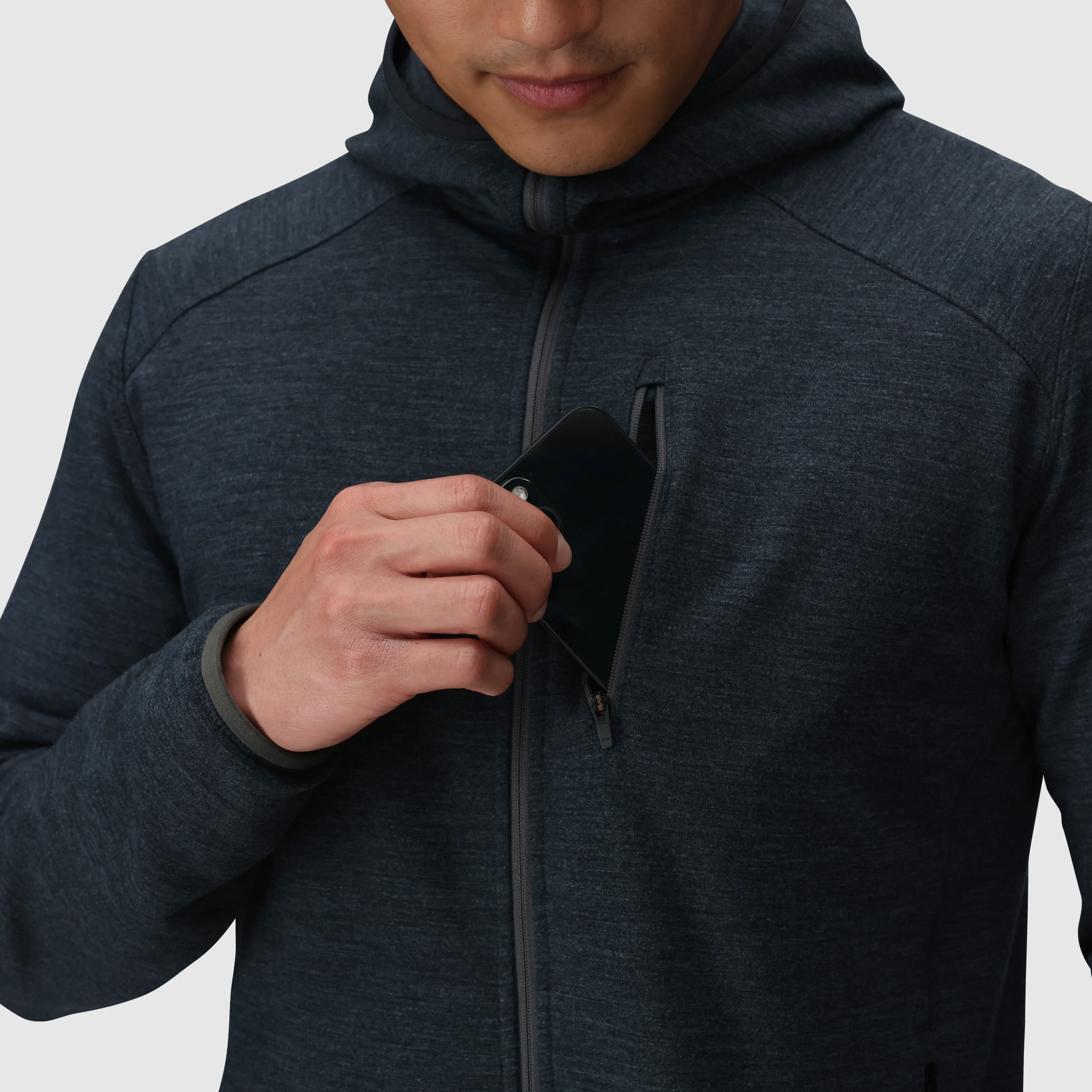 Men's Crescent Fleece Full Zip Hoodie