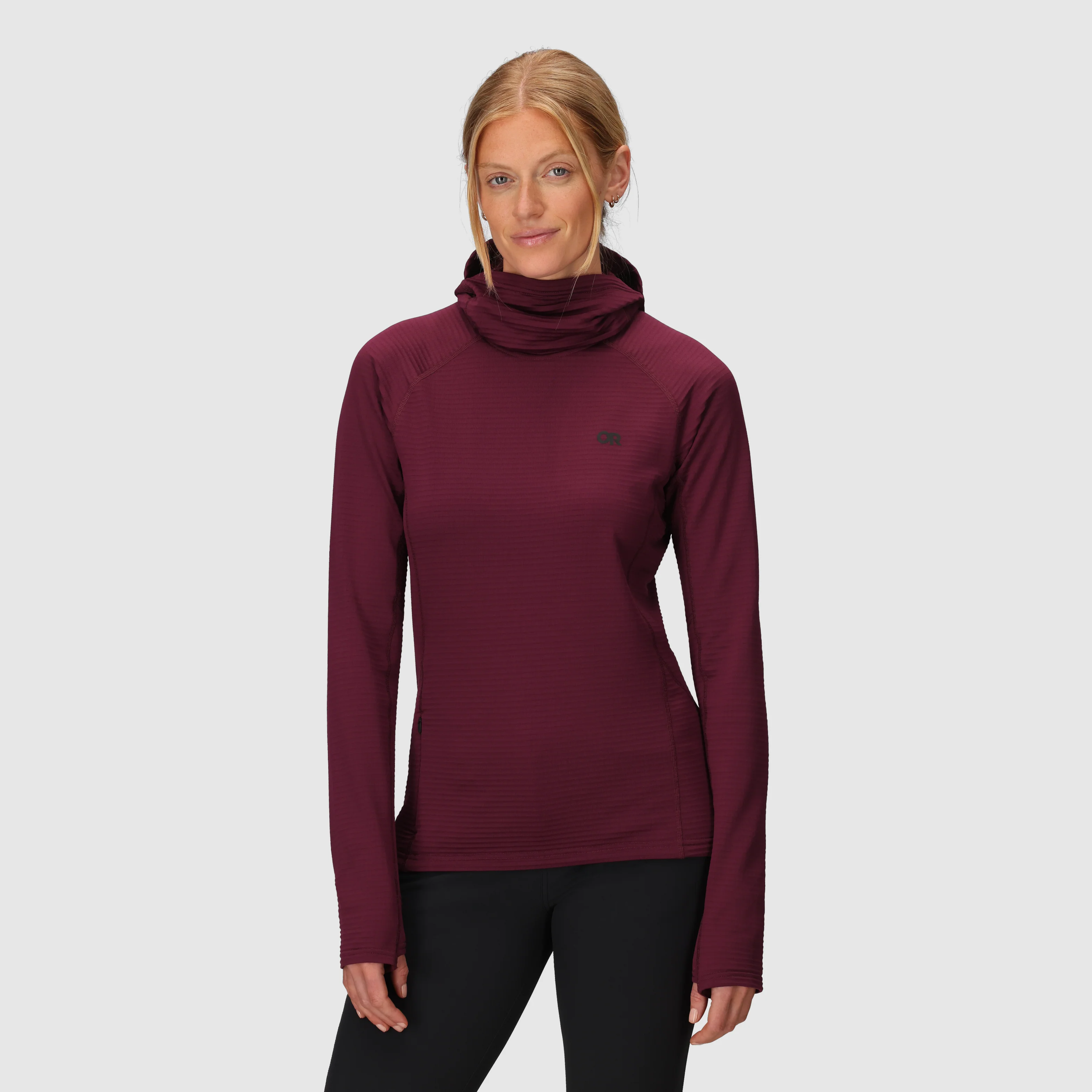 Women's Vigor Grid Fleece Pullover Hoodie