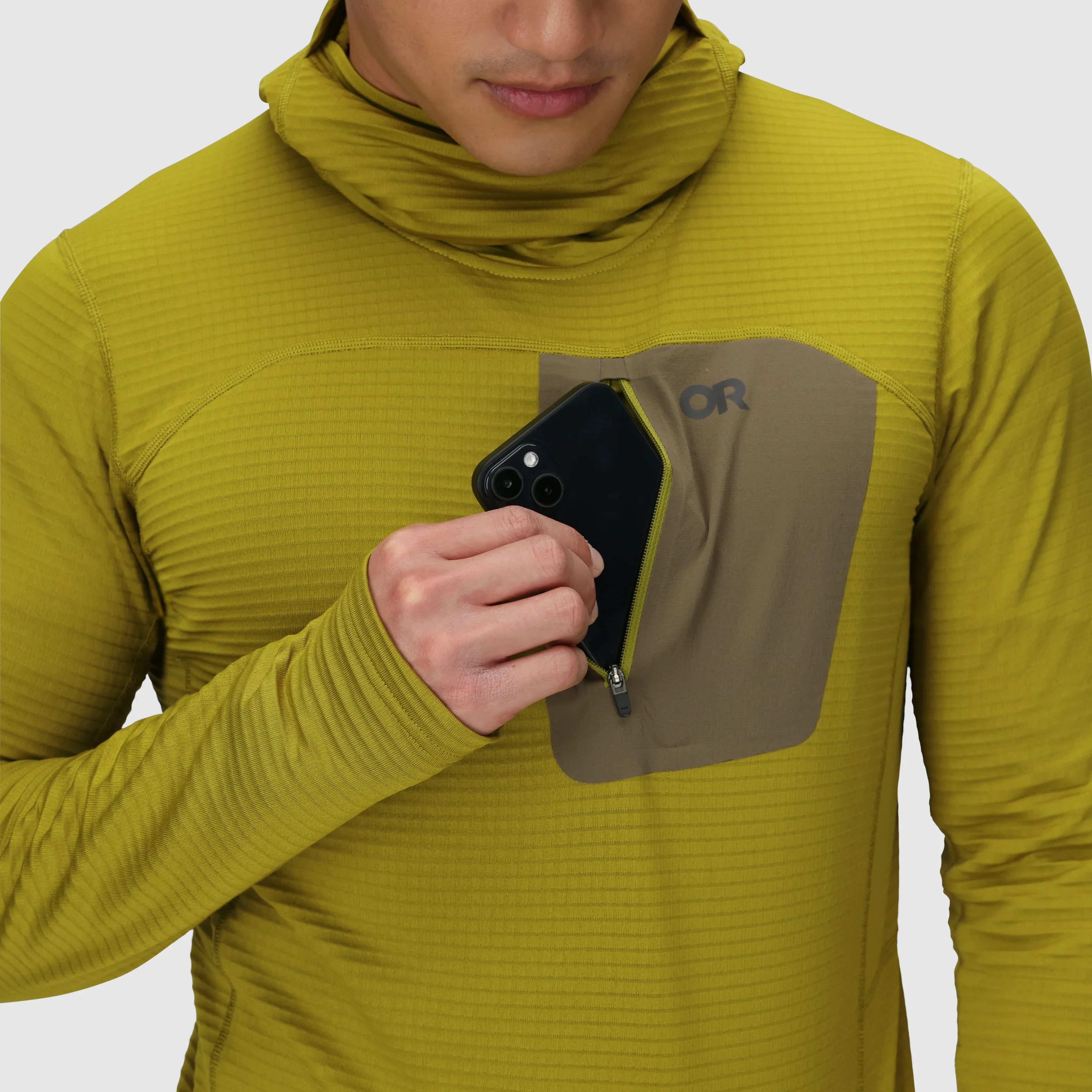 Men's Vigor Grid Fleece Pullover Hoodie