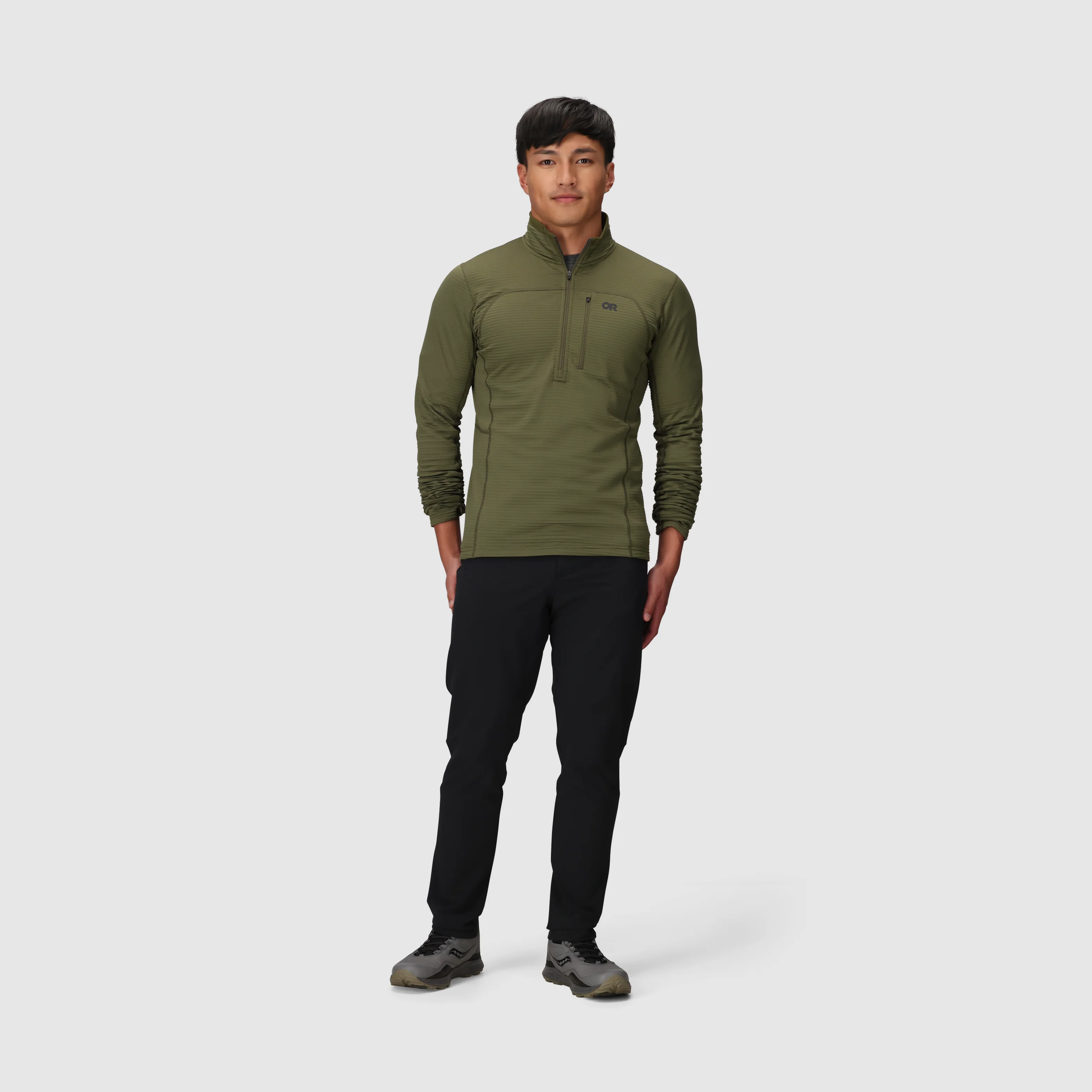 Men's Vigor Grid Fleece Half Zip