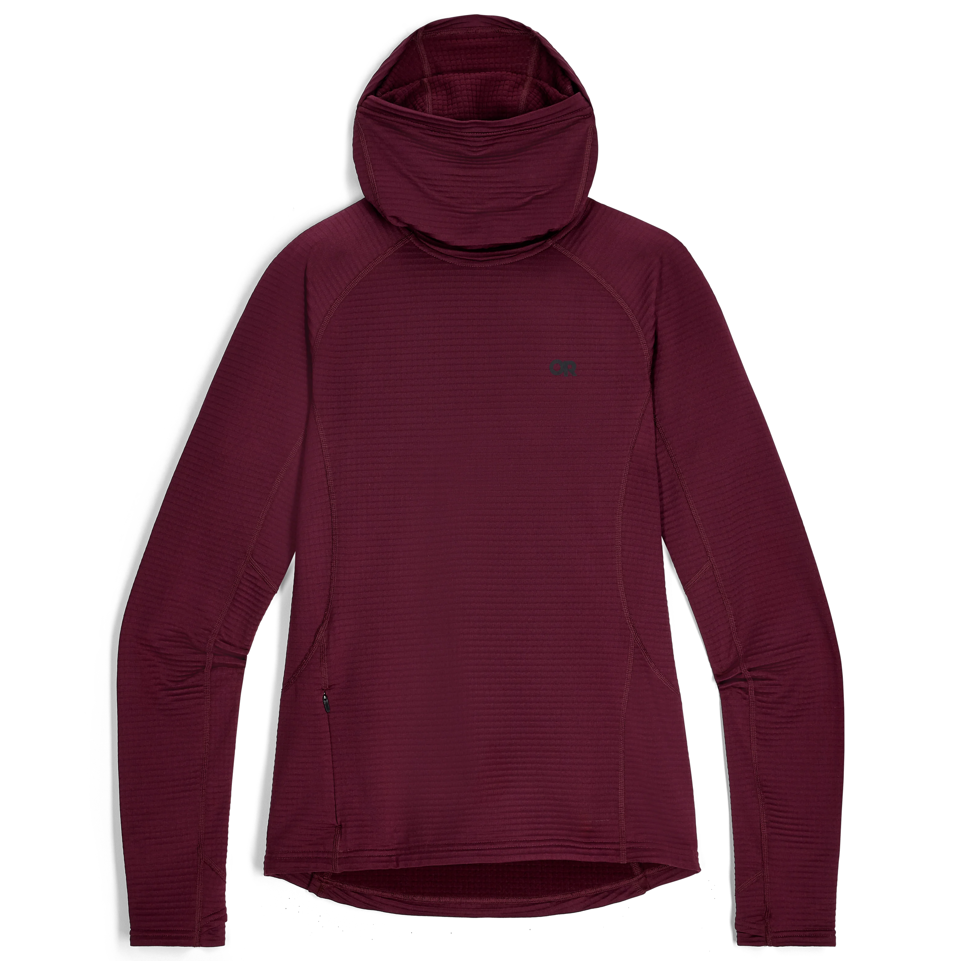 Women's Vigor Grid Fleece Pullover Hoodie